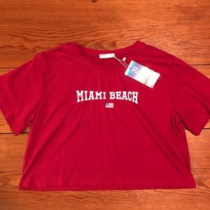 ROMWE-Large Crop Top